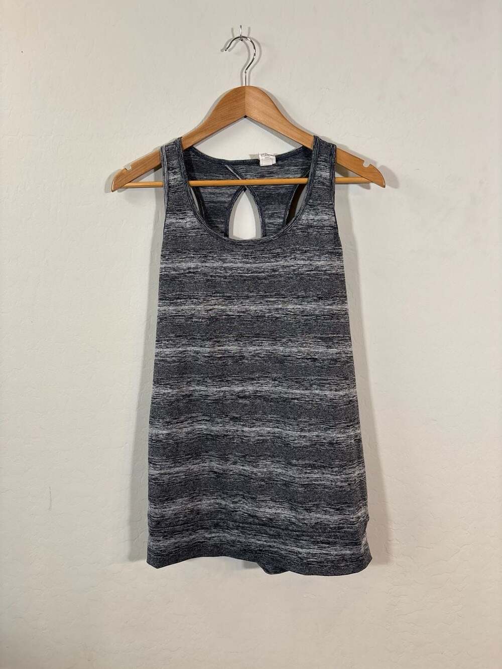 C9 Champion Women's Space Dye Racerback Tank Top with Keyhole Back, Size M